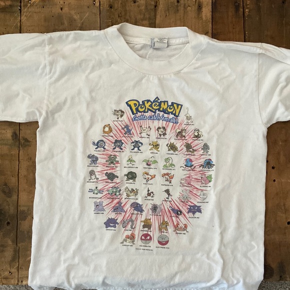 Vintage 1999 Pokémon Shirt - Picture 1 of 4